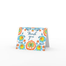 Fiesta Cartões de agradecimentos