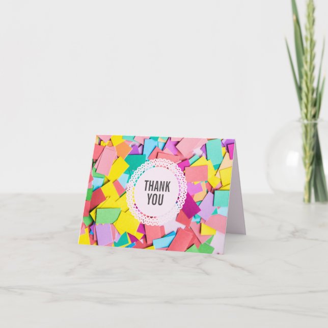 "Fiesta" - Cartões de agradecimentos de Casamento  (Frente)