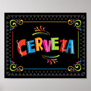 Fiesta CERVEZA - Sinal Impressão