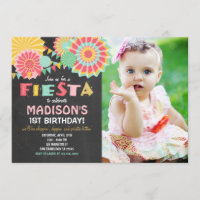 Fiesta Convite de aniversário mexicano rosa Dourad