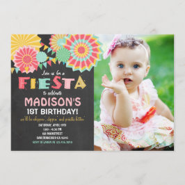 Fiesta Convite de aniversário mexicano rosa Dourad