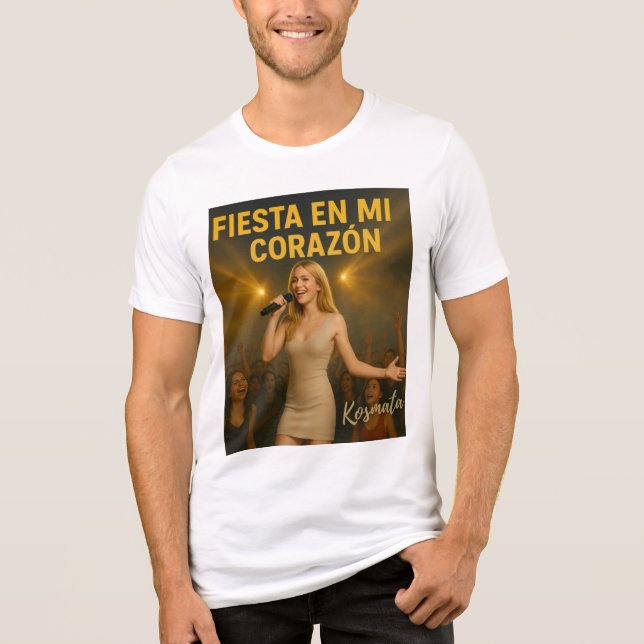 Fiesta en mi corazón - T-Shirt Herren (Frente)