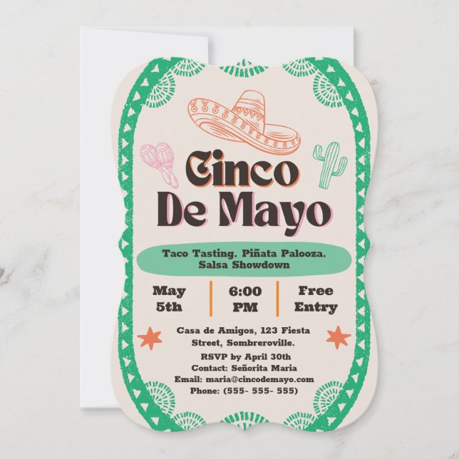 Fiesta Fantástica: Celebração Cinco de Mayo (Frente)