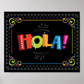 Fiesta HOLA - Sinal Impressão