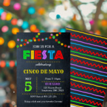 Fiesta Lights Cinco De Mayo Convite