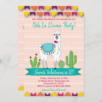 Fiesta, Ooh La Llama, Convite de Aniversário