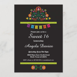 Fiesta Sweet 16 Festa de aniversário 16º Convite M