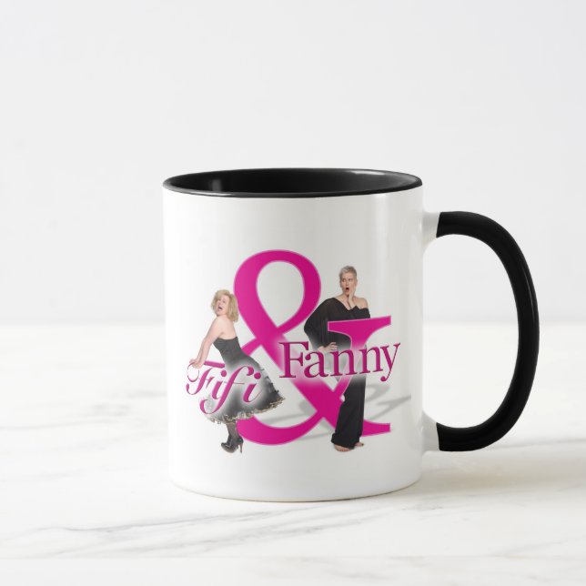 Fifi & caneca do logotipo de Fanny - com destaques (Direita)