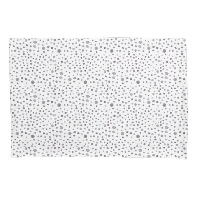 Fig Confetti Watercolor Dots Pillowcase (Frente)