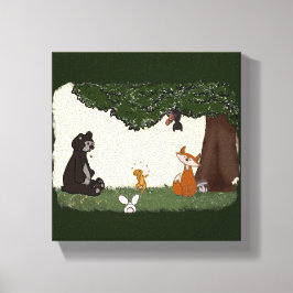 figdewdrop Spring Day Stretched Canvas Print