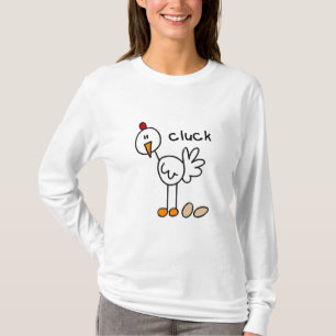 Figura camiseta e presentes da vara da galinha