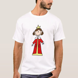 Figura camiseta e presentes da vara da rainha