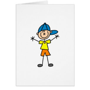 Figura cartão da vara do menino