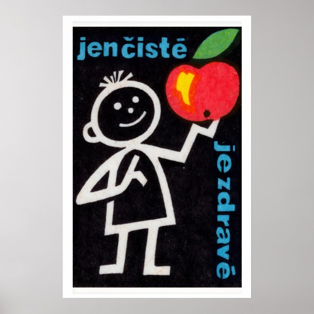 Figura de Palito Segurando Impressão de Caixa de F (Frente)