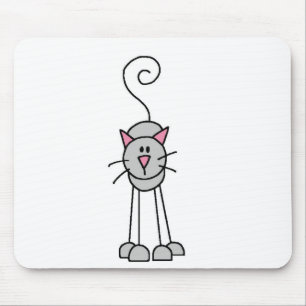Figura gatos Mousepad da vara
