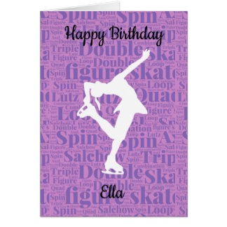 Figura personalizada cartão de aniversário do