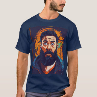 # figuras da moda: camisa masculina com impressão