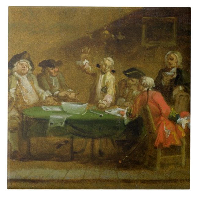 Figuras em uma taberna ou em uma casa do café, (Frente)