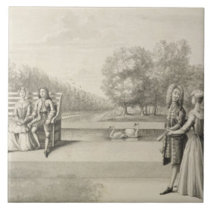Figuras no banco da água longa, Hampton Cou