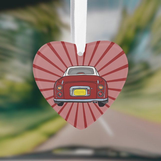 Figuras Vermelho Fígaro - Ornamento do Carro (Fun figgy ornament to hang in your car or on your christmas tree. You can add your name or car reg)