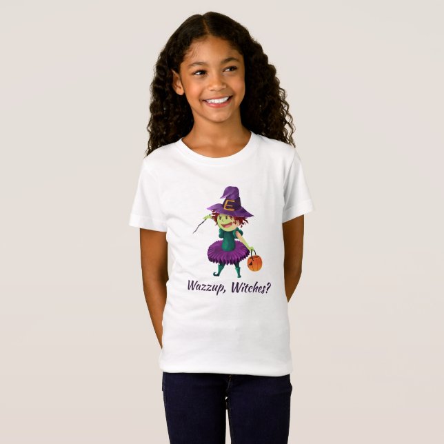Figurino de bruxas bonitas | Camiseta (Frente Completa)