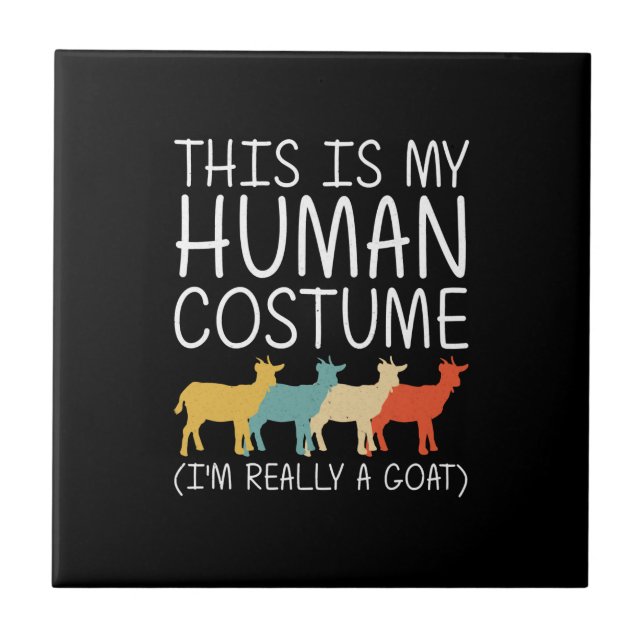 Figurino Humano de Goat Halloween (Frente)