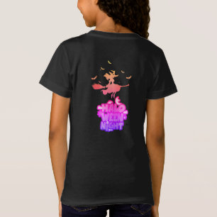 Figurino noturno do Halloween para camiseta femin