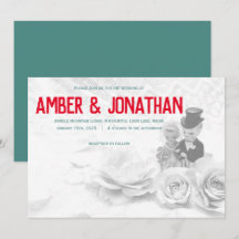 figurinos bonitos e convite para casamento de rend