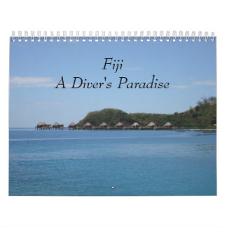 Fiji - calendário de parede do paraíso 2018 de um
