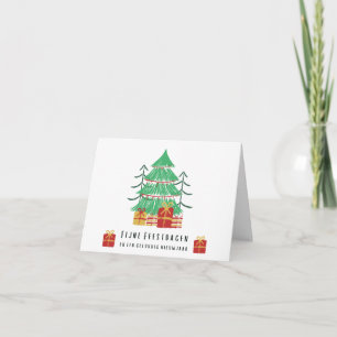 Fijne Feestdagen (cartão de Natal) cartão de Natal