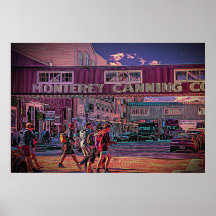 Fila de Canaria, em um poster