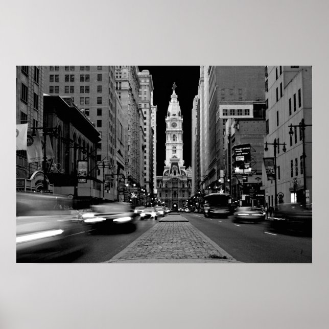 Filadélfia na Noite Poster (Frente)