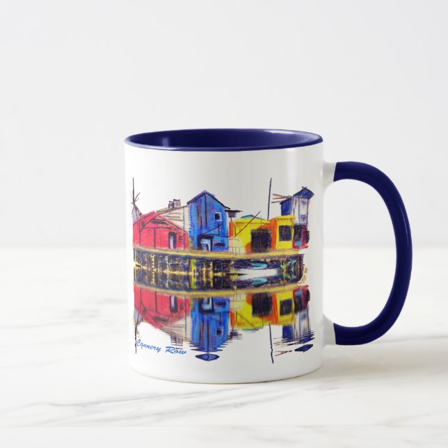 Fileira da fábrica de conservas - caneca (Direita)