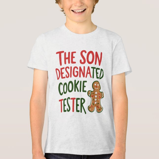 Filho Designado Cookie Tester Natal (Frente)