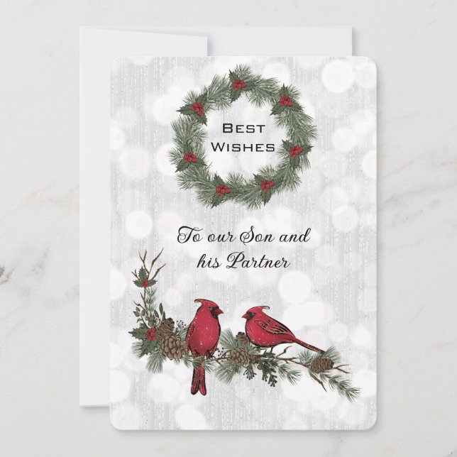 Filho e Parceiro Red Cardinal Natal (Frente)