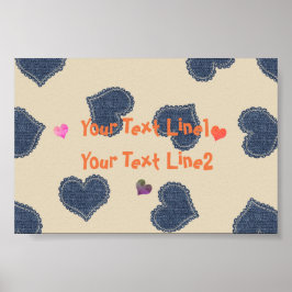 Filhos de Chuva do Coração Impressão