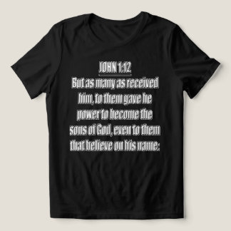 Filhos De Deus João 1 12 KJV Camisa