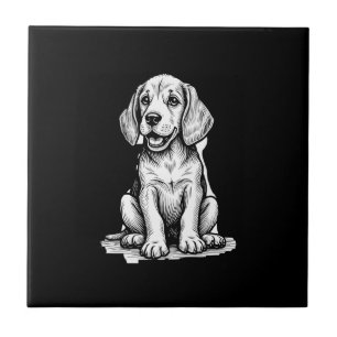 Filhote de Beagle adorável, família amante de anim