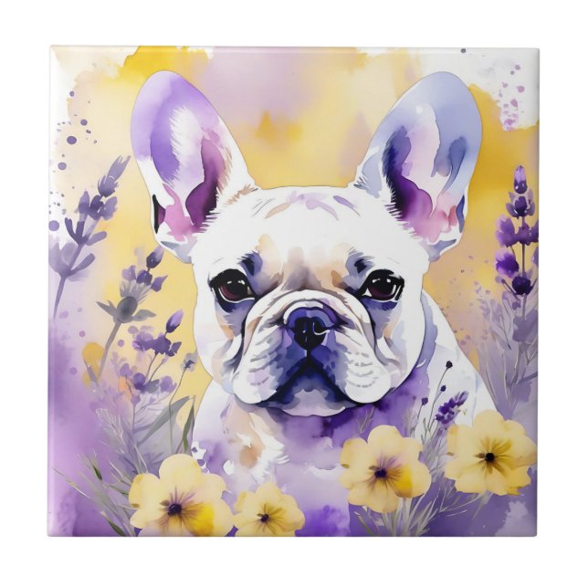 Filhote de Cachorro com flores silvestres (Frente)