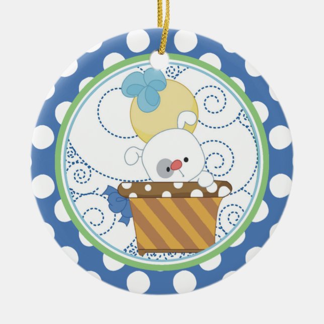 Filhote de cachorro do precioso dos enfeites de (Frente)