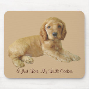 Filhote de cachorro Mousepad de cocker spaniel