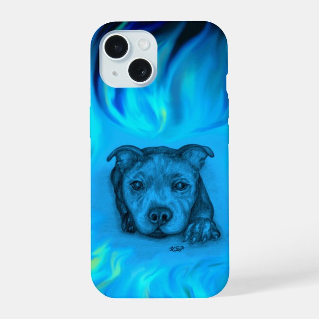 Filhote Staffy Azul (Verso)