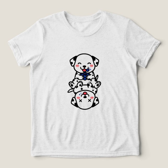 Filhotes Adoráveis de Dálmata Diversão com Mirtilo (Design frontal)