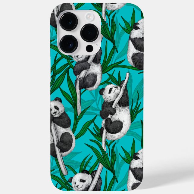 Filhotes de Panda em turquesa (Verso)