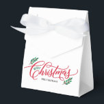 Filiais de Natal Caixas de Favor de Férias<br><div class="desc">Obrigado seus convidados com caixas de favoritos personalizadas e na moda! Todas as cores de texto e fundo são totalmente editáveis. Clique no botão "Personalizar" para personalizar mais ou entre em contato conosco se precisar de ajuda para personalizar. Para obter itens correspondentes e mais designs de na moda, visite nosso...</div>