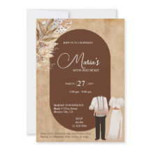 Filipiniana Theme Birthday Convite Filipinas