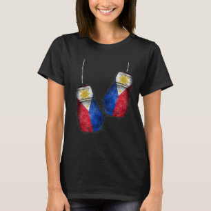 Filipino Boxers Camisa Ventiladores Bandeiras Luva