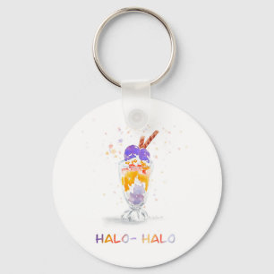 Filipino Filipino Halo Halo Chaveiro das aquarelas