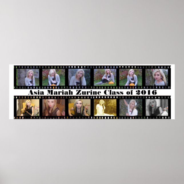 Filme de Fósforo Antiga Fotografia Poster Negativa (Frente)