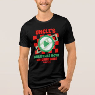 Filme de Natal do Tio Personalizado Assistindo